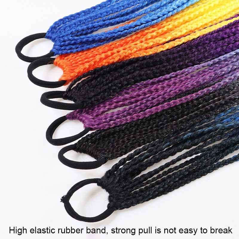 NNEIDS Vibrant Braid Hair Band With Corn Silk Dreadlocks - Colour 15